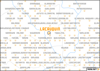 map of Lacauquin