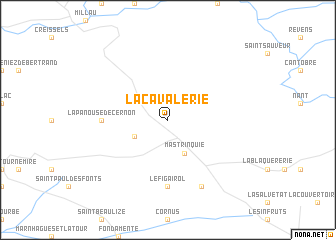 map of La Cavalerie