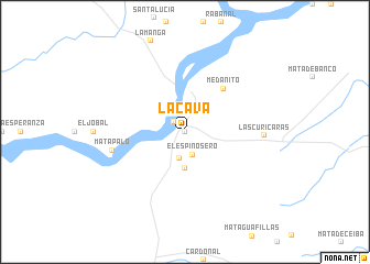 map of La Cava