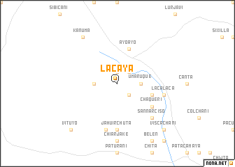 map of Lacaya