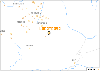 map of Lacaycasa