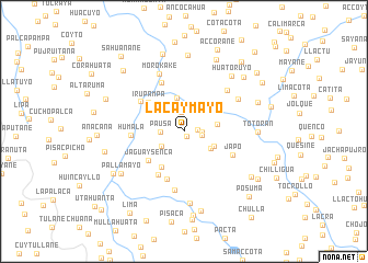 map of Lacaymayo