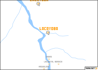 map of La Cayoba