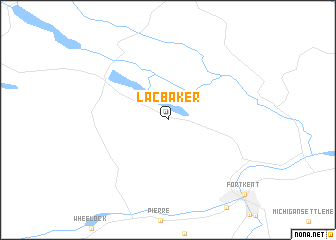 map of Lac Baker