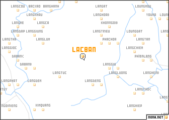 map of Lạc Bạn