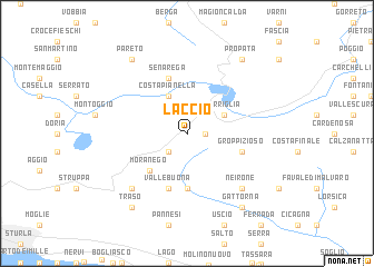 map of Laccio