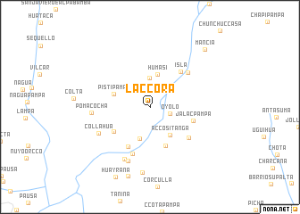 map of Laccora