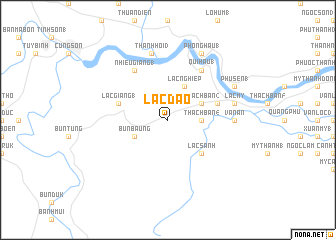 map of Lạc Ðạo