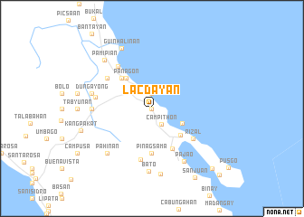 map of Lacdayan