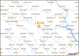 map of Lạc Ðô