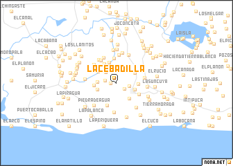 map of La Cebadilla