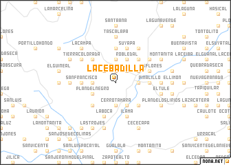 map of La Cebadilla