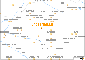 map of La Cebadilla