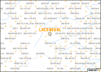 map of La Cebedal