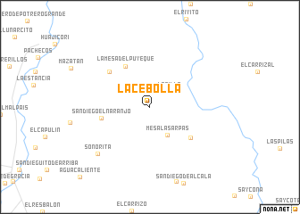 map of La Cebolla