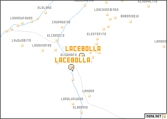 map of La Cebolla