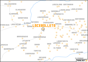 map of La Cebolleta