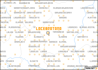 map of La Cebratana
