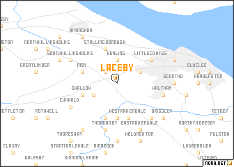 map of Laceby