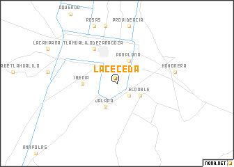 map of La Ceceda