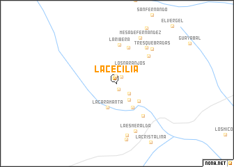 map of La Cecilia