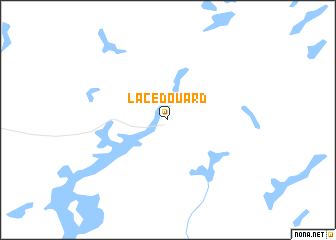 map of Lac Edouard