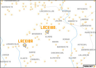 map of La Ceiba