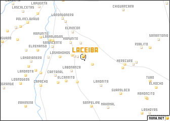 map of La Ceiba