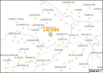 map of La Ceiba