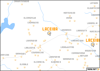 map of La Ceiba