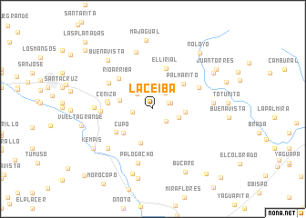 map of La Ceiba