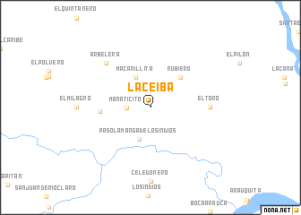 map of La Ceiba