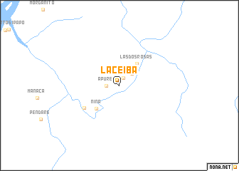 map of La Ceiba