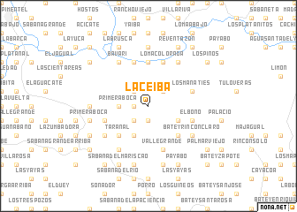 map of La Ceiba