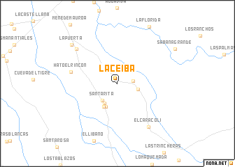 map of La Ceiba