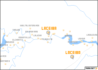 map of La Ceiba