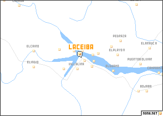 map of La Ceiba