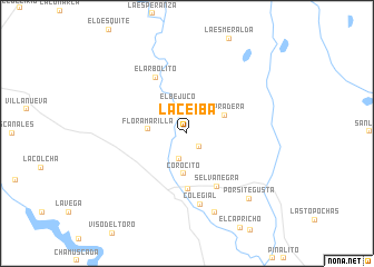 map of La Ceiba