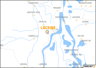 map of La Ceiba