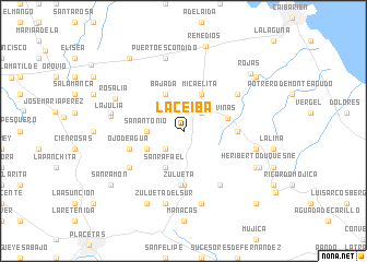 map of La Ceiba