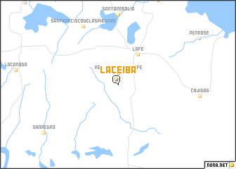 map of La Ceiba