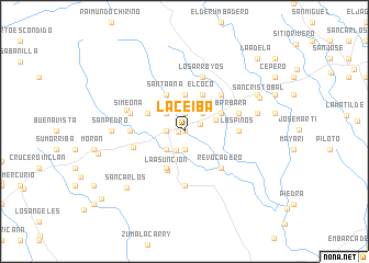 map of La Ceiba