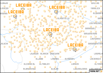 map of La Ceiba