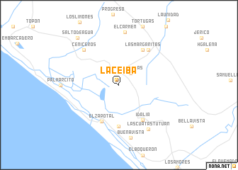 map of La Ceiba