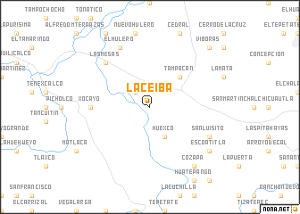 map of La Ceiba