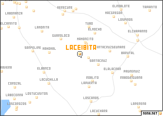 map of La Ceibita