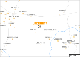 map of La Ceibita