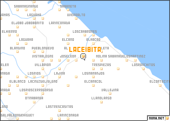 map of La Ceibita