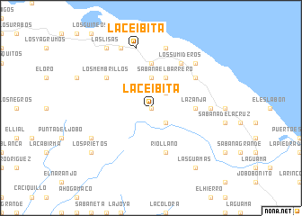 map of La Ceibita