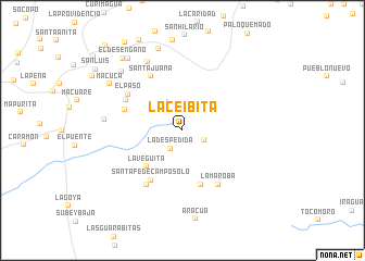 map of La Ceibita